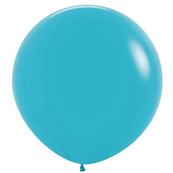 Balloons 60cm Fashion Caribbean Blue Sempertex Pk 3