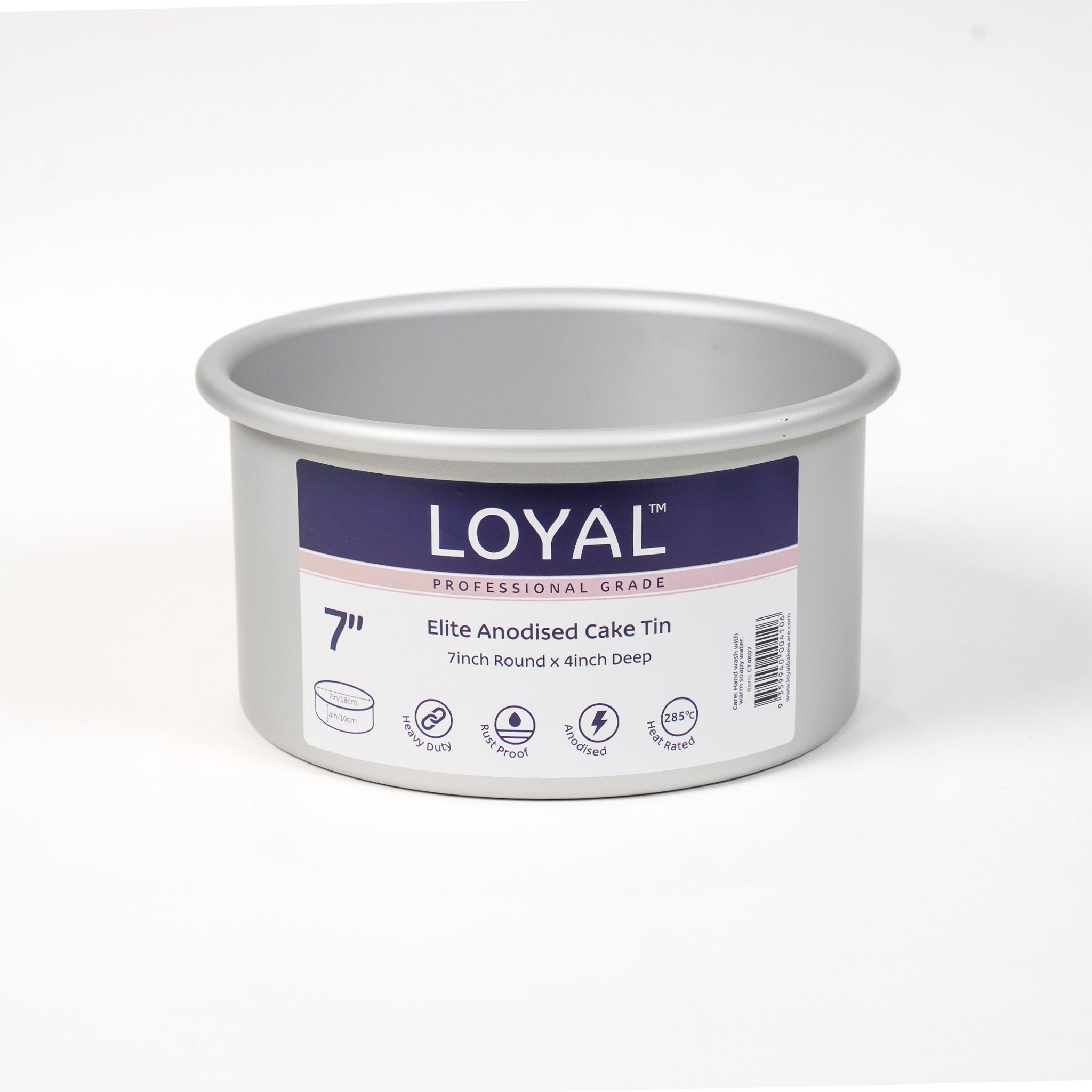 Tin LOYAL Elite 7 Inch Diameter X 4 Inch Deep