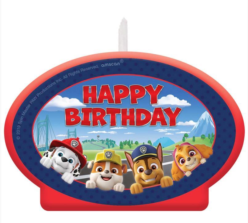 Paw Patrol Adventures Candle