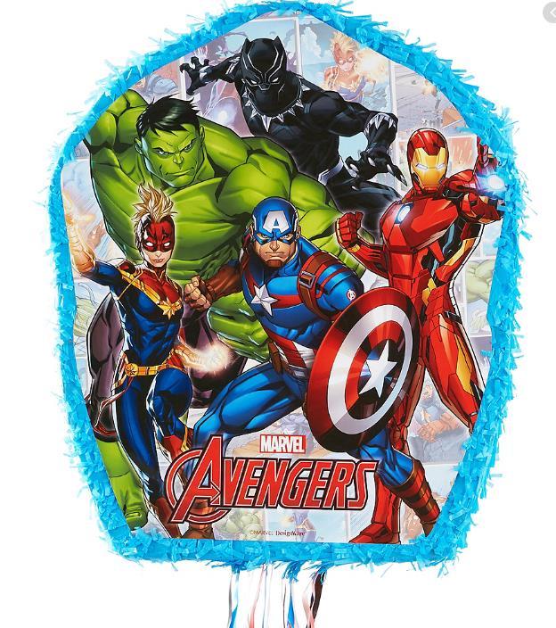 Pinata Avengers Powers Unite Assemble Pull Type