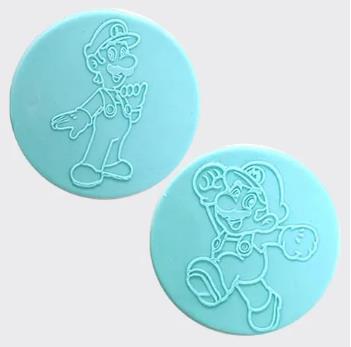 Super Mario Bros Logo Cookie/Biscuit Debossers Pk/2 Cake Craft