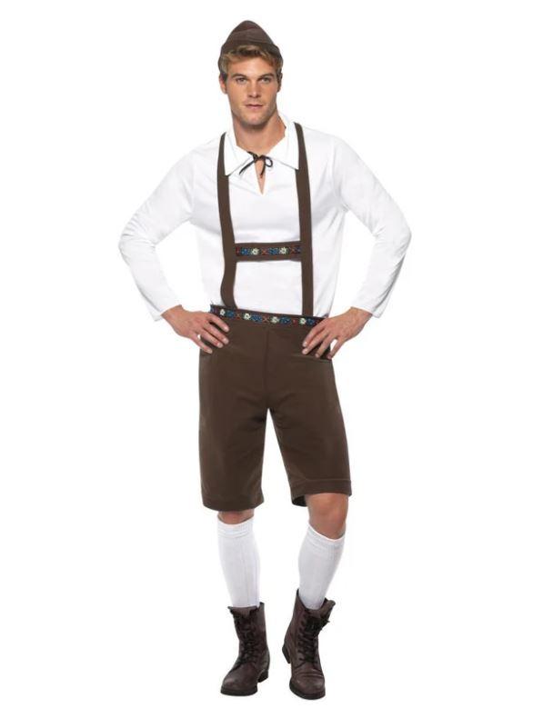 Costume Adult German Bavarian Oktoberfest Brown