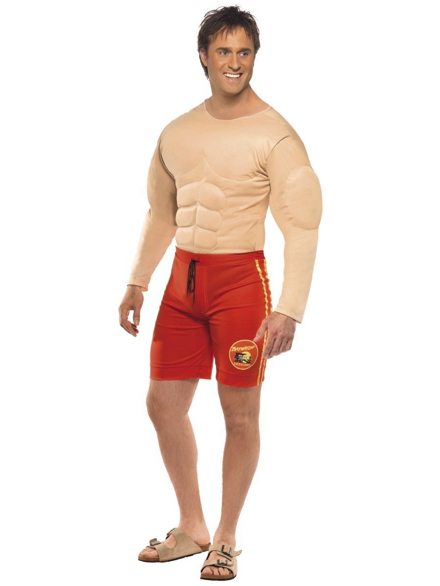 Costume Adult Baywatch Muscle Lifeguard