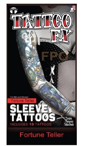 Tattoo Sleeve Fortune Teller For One Arm Tinsley Deluxe