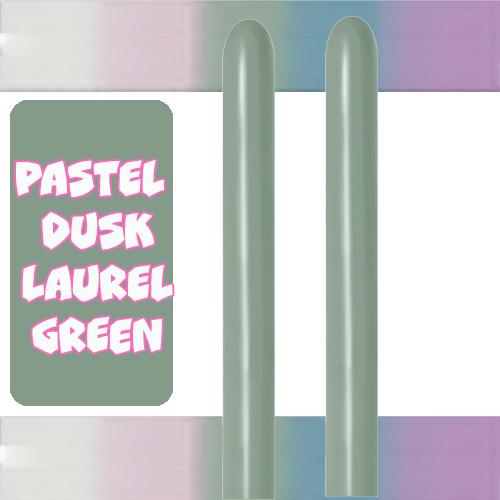 Balloon Modelling 260 Pastel Dusk Laurel Green Sempertex Pk 50