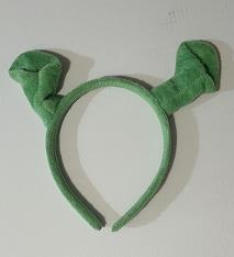 Headband Green Ogre Ears