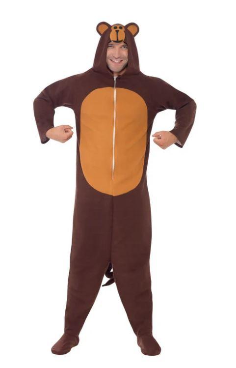 Costume Adult Monkey Brown