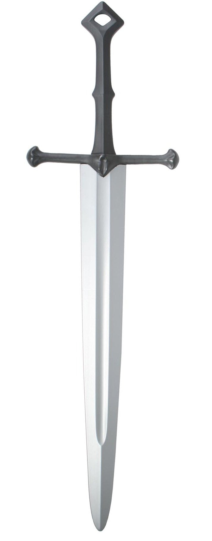 Weapon Costume Prop Medieval Sword With Black Handle 100cm Plastic Toy