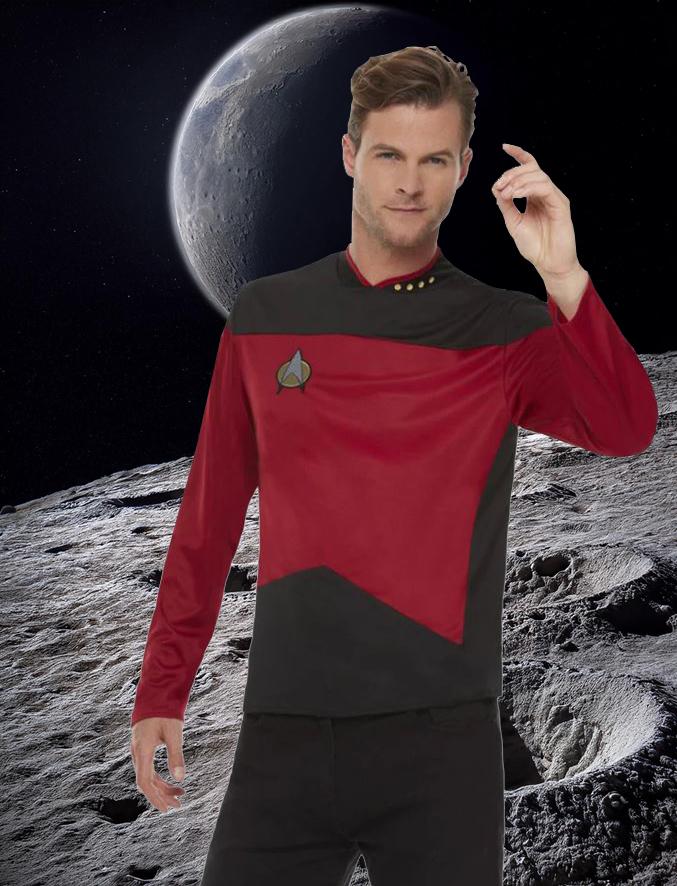 Costume Adult Star Trek Command Shirt Next Gen