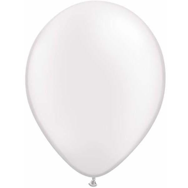 Last Chance - Latex Balloons 30cm White Pearl Pk/100