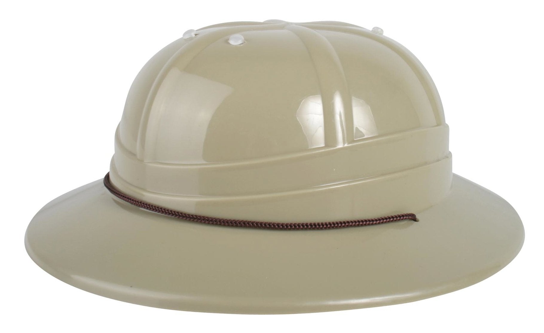 Hat Pith Safari Jungle Helmet Plastic With Chin String