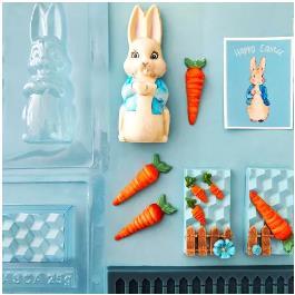 Chocolate Mould Bunny Rabbit With Carrots