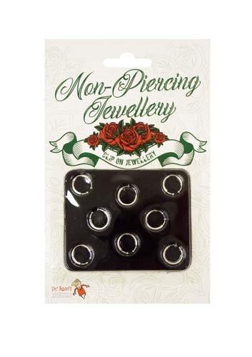 Jewellery Punk Non Piercing Clip On Pk/8