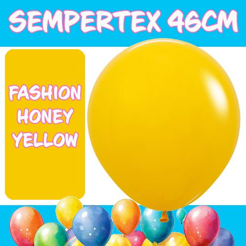 Balloons 46cm Fashion Honey Yellow Sempertex Pk 6