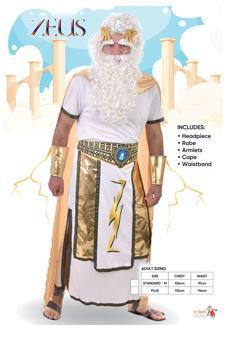 Costume Adult Zeus Greek Robe