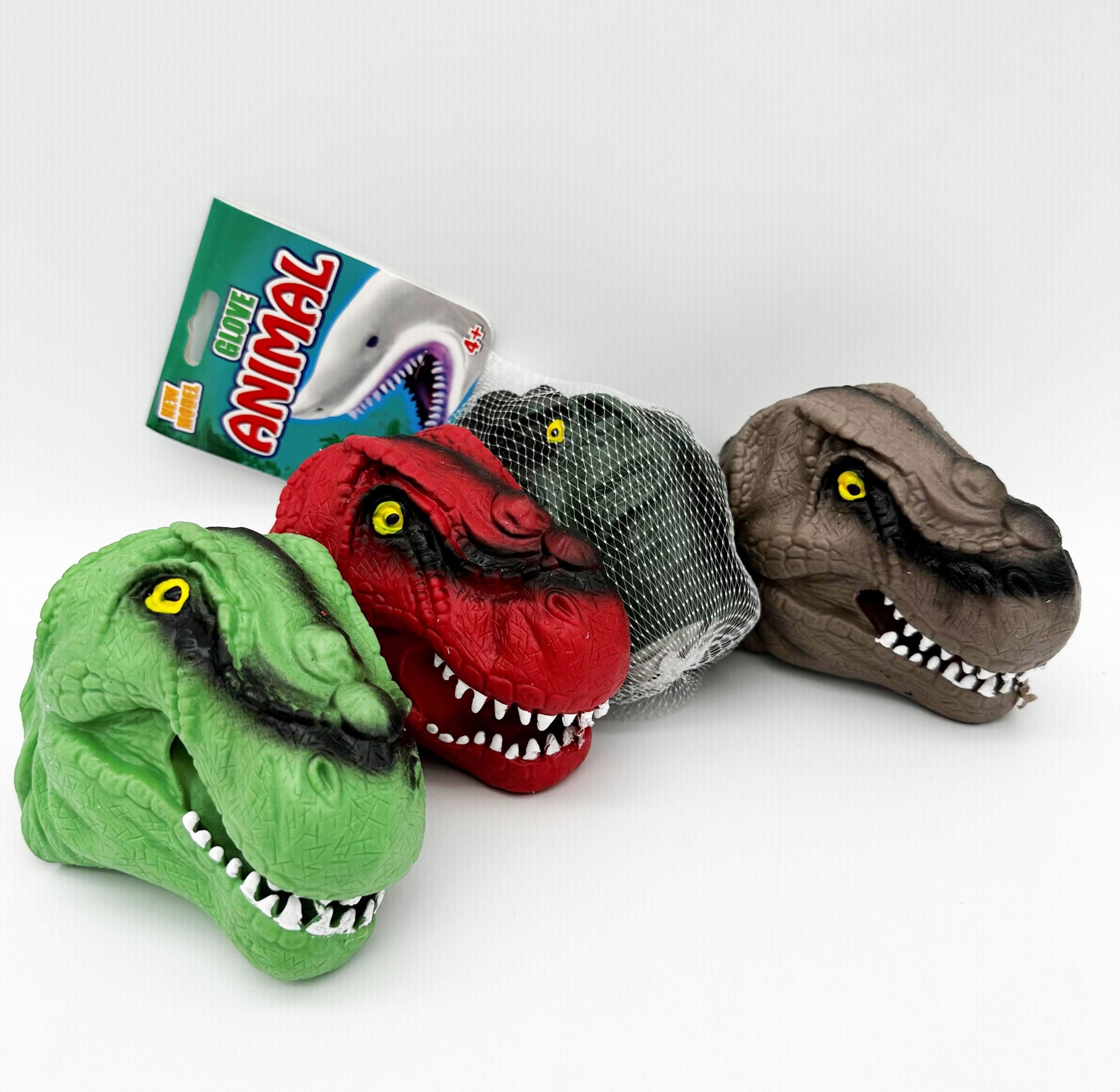 Toy Game Dinosaur T Rex Jurassic Hand Puppet Assorted Colours Each