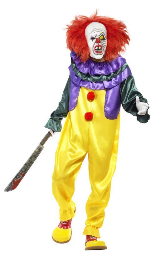 Costume Adult Classic Horror Clown Medium