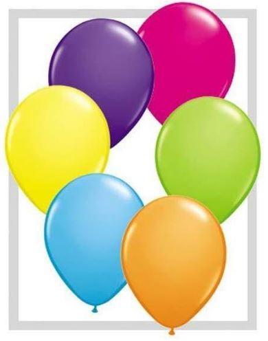 Last Chance - Latex Balloons 30cm Tropical Assorted Colours Pk/100