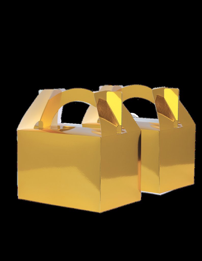 Little Lunch Box Met Gold Pk 10