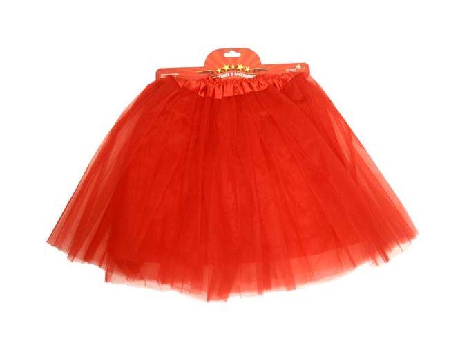 Tutu Adult Size Red 40cm 1980s Costume Accessory