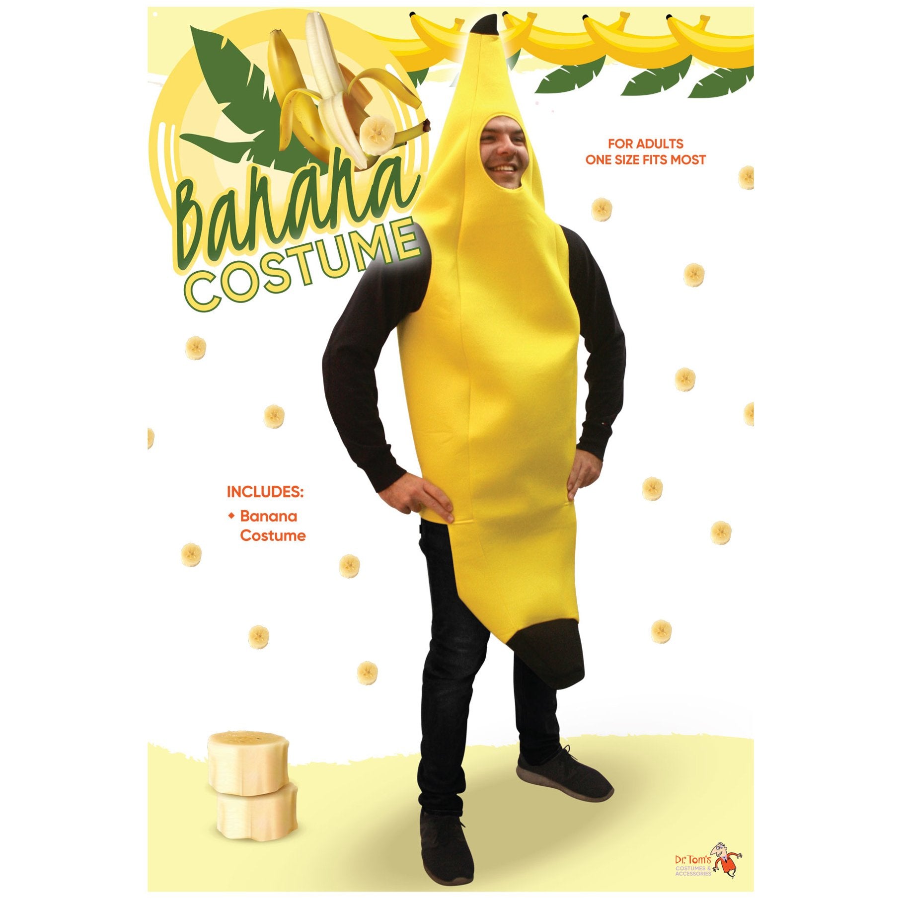 Costume Banana Adult One Size