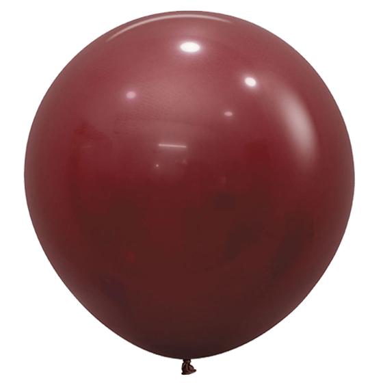 Balloons 60cm Fashion Merlot Sempertex Pk 3