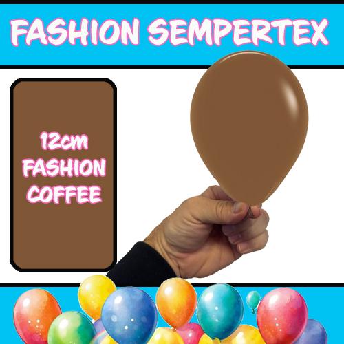 Latex Balloon 12cm Fashion Coffee Pk 50