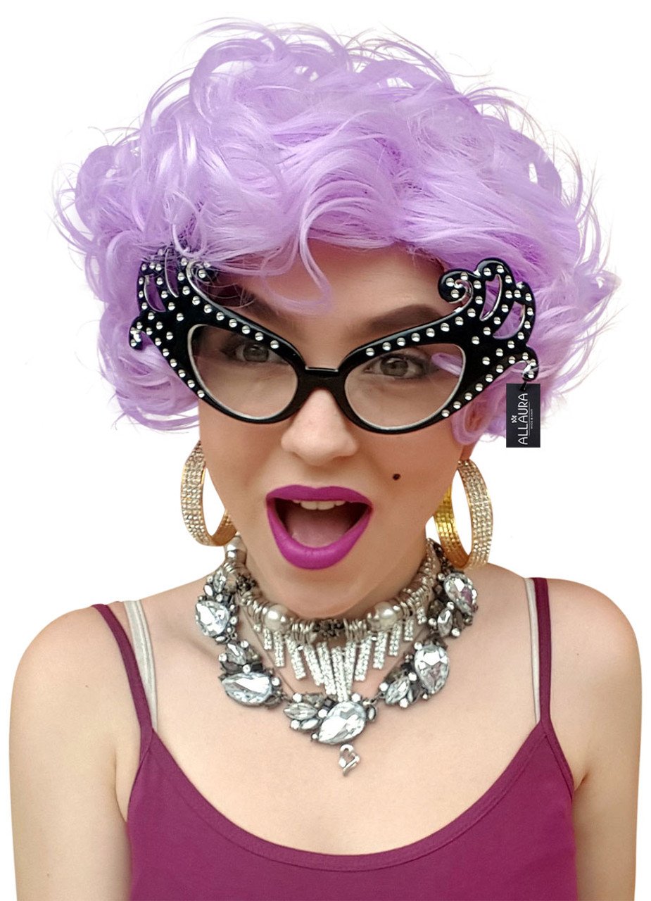 Wig The Dame (Edna) Lilac Purple