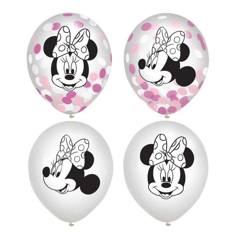 Minnie Mouse Forever 30cm Latex Balloons Pk/6