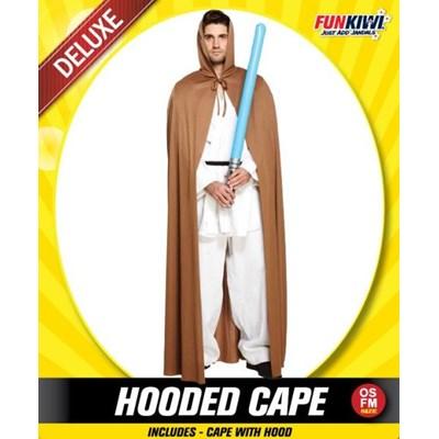 Costume Adult Cape Brown With Hooded