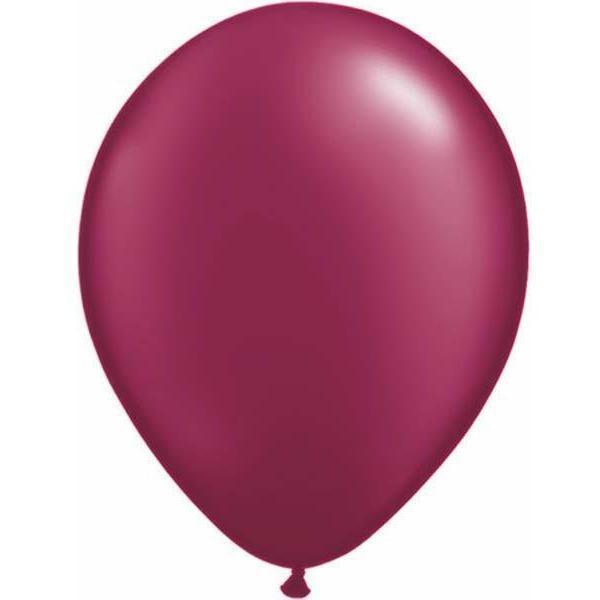 Last Chance - Latex Balloons 30cm Burgundy Pearl Pk/100