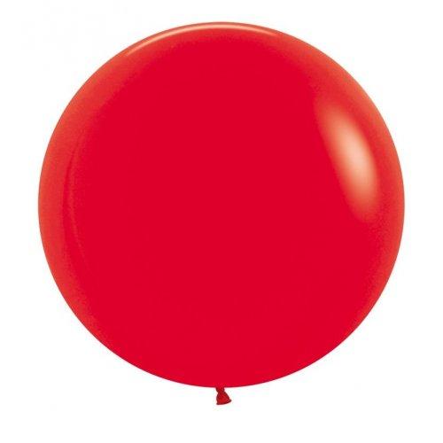 Balloons 60cm Fashion Red Sempertex Pk 3