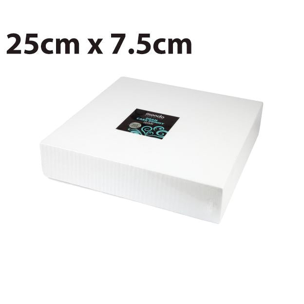 Cake Foam Block/Dummy Square 25cm X 75mm