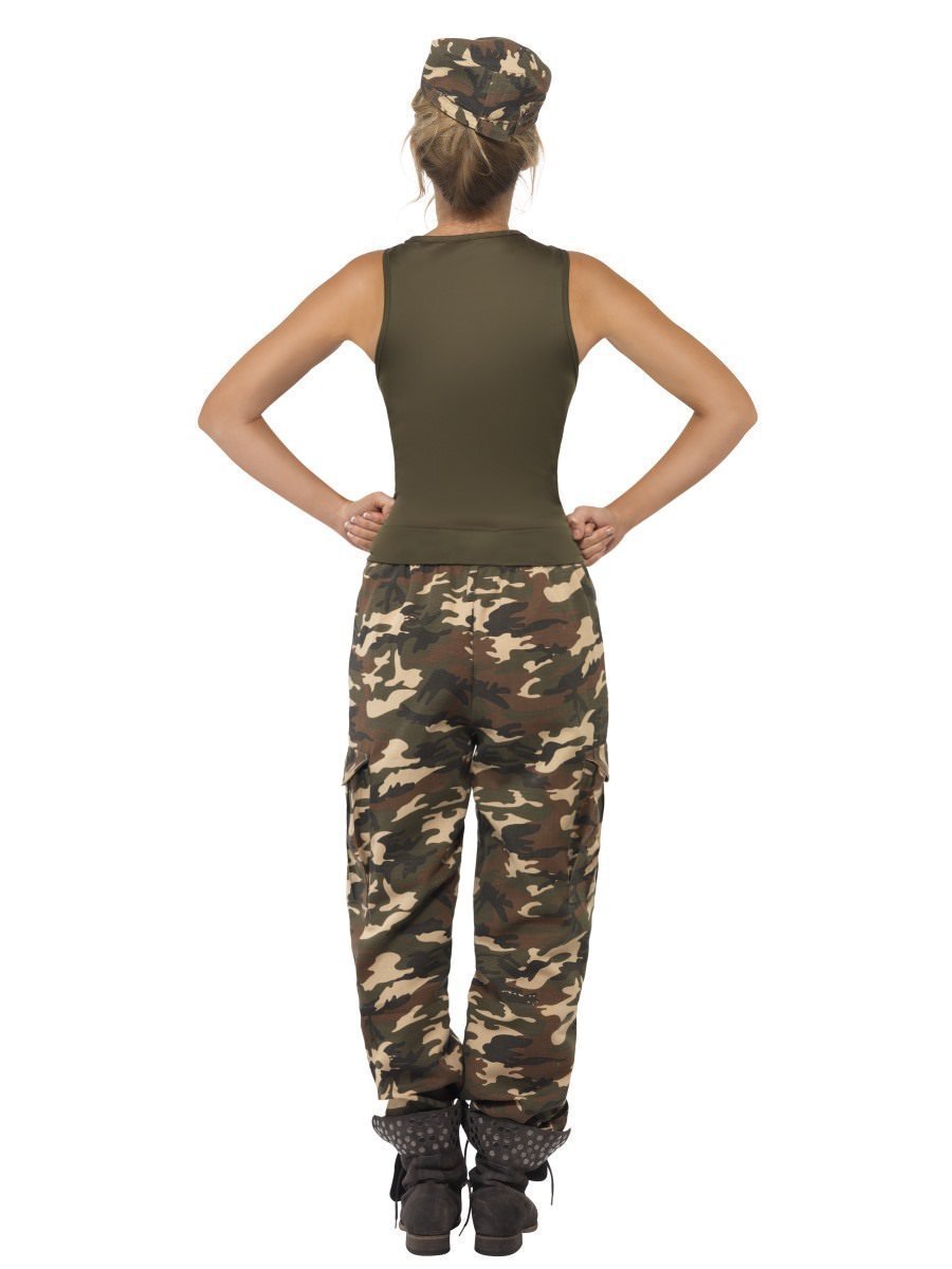 Costume Army Soldier Camo Khaki Deluxe