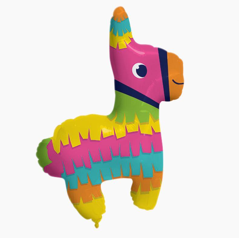 Balloon Foil Supershape Fiesta Mexican Fun Pinata 84cm X 64cm Discontinued