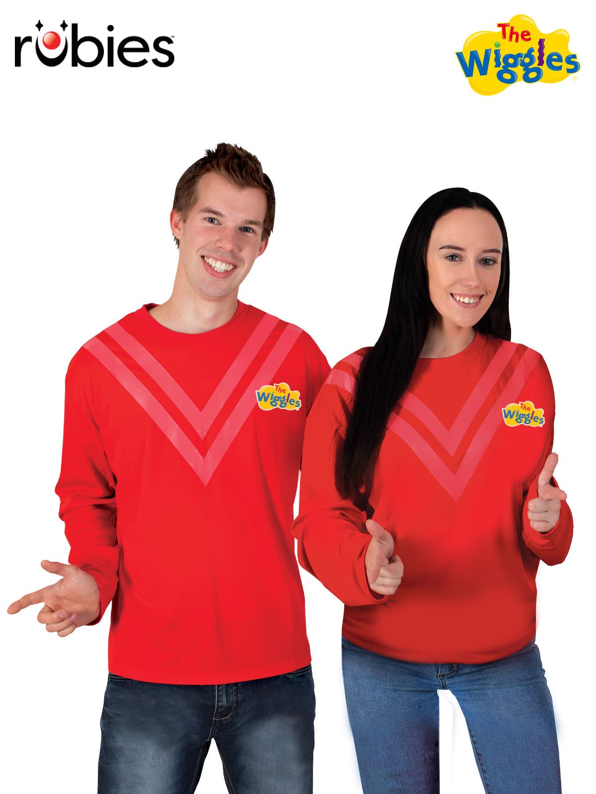 Costume Adult Wiggle Deluxe Red Top