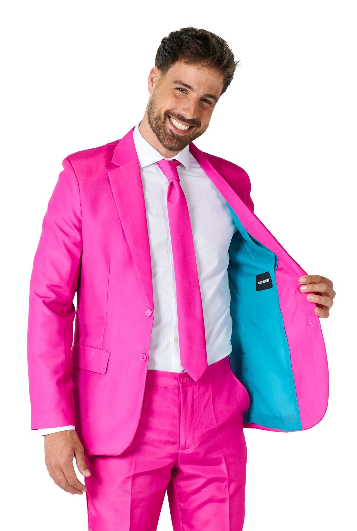 Costume Adult Suitmeister Solid Pink