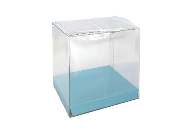 Favour Box Clear - Pastel Blue Pk 10