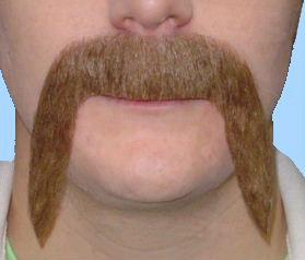 Costume Accessory Moustache Mexican Brown Realistic Deluxe