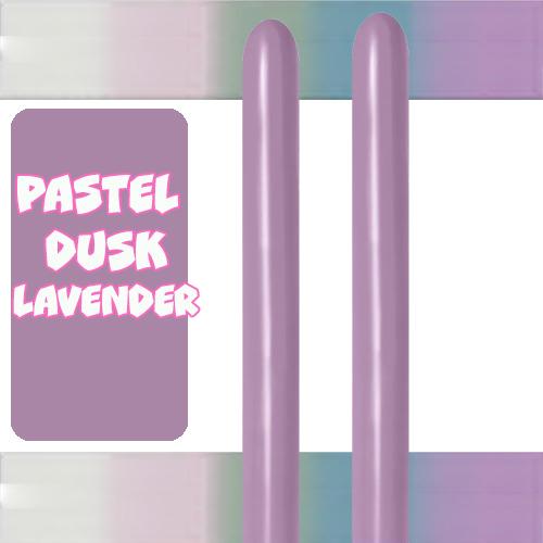 Balloon Modelling 260 Pastel Dusk Lavender Sempertex Pk 50