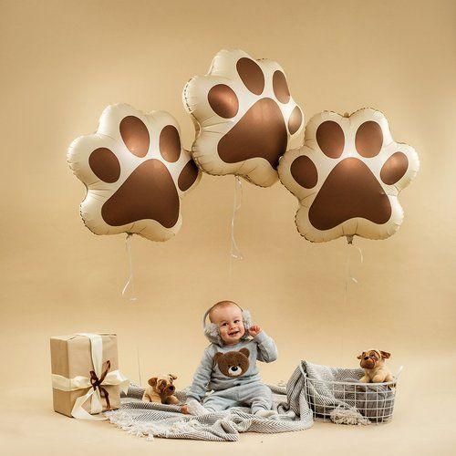 Balloon Foil Shape Puppy Dog Paw Print 61cm