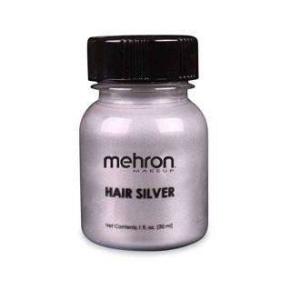 Make Up Special Effects Mehron Hair Silver Colourant 30ml Deluxe