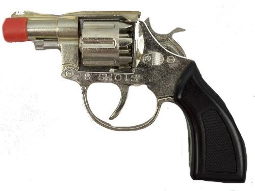 Die Cast 8 Shot Cap Gun 11cm