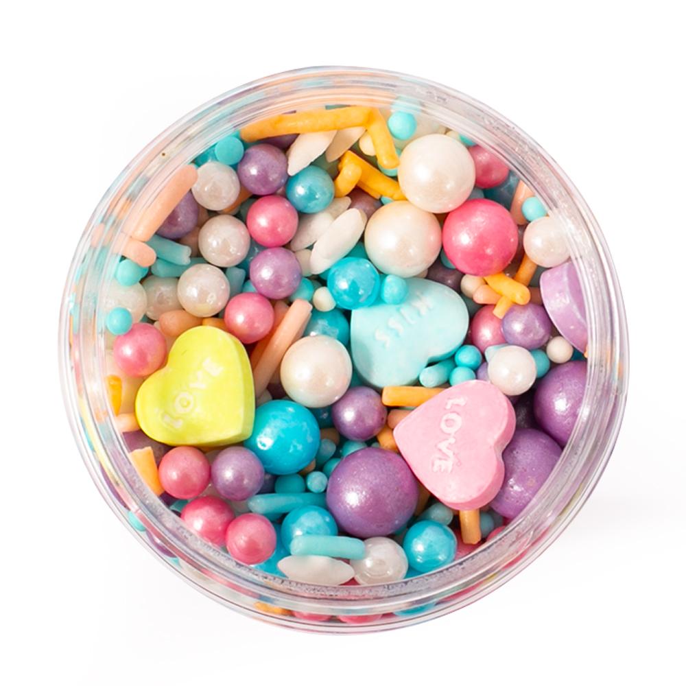 Edible Decorations Sprinkles Hearts Kiss & Love Blend 70g