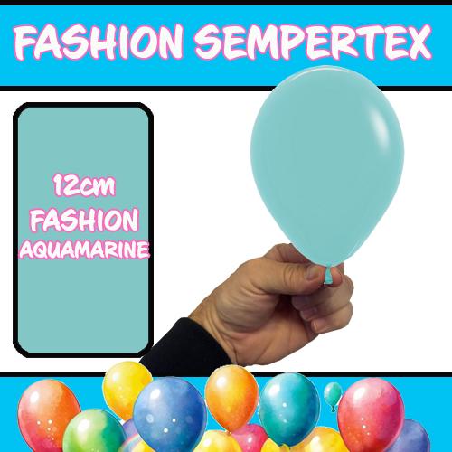 Latex Balloon 12cm Fashion Aquamarine Pk 50