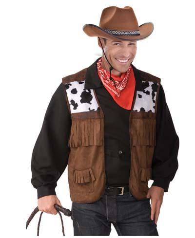 Costume Adult Wild West Cowboy/Cowgirl Vest