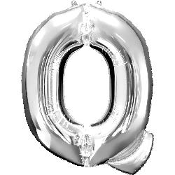 Balloon Foil Letter Q Silver 86cm - Discontinued Line Last Chance To Buy