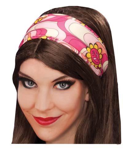 Headband Flower Power 1960s Hippy Costume Accessory