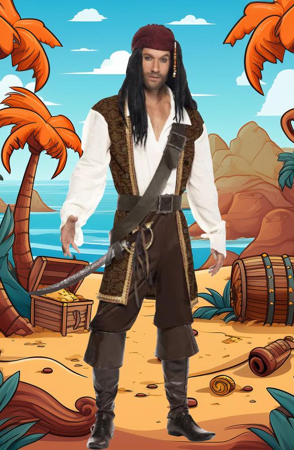 Costume Adult High Seas Pirate