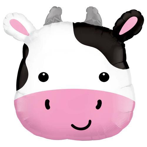 Balloon Foil Shape Happy Cow Cartoon